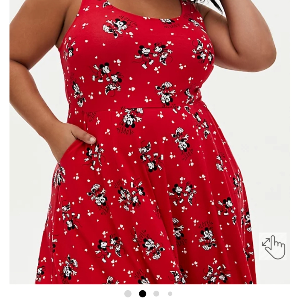 Mickey and minnie dress. Worn once. Size 6. Euc